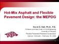 Hot-Mix Asphalt and Flexible Pavement Design: the MEPDG PowerPoint PPT Presentation