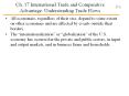 Ch. 17 International Trade and Comparative Advantage: Understanding Trade Flows PowerPoint PPT Presentation