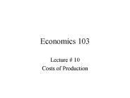 Economics 103