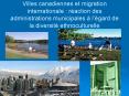 Villes canadiennes et migration internationale PowerPoint PPT Presentation