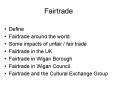 Fairtrade PowerPoint PPT Presentation