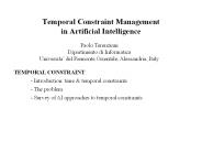 Temporal Constraint Management in Artificial Intelligence