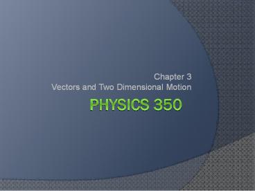 Physics 350