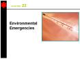 Environmental Emergencies PowerPoint PPT Presentation