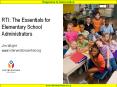 RTI: The Essentials for Elementary School Administrators Jim Wright www.interventioncentral.org PowerPoint PPT Presentation