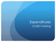 Expenditures