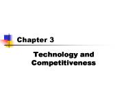 Technology and Competitiveness