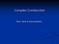 Compiler Construction PowerPoint PPT Presentation