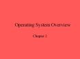 Operating System Overview PowerPoint PPT Presentation