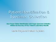 Patient Identification