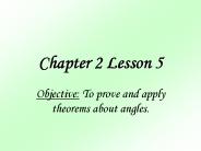 Chapter 2 Lesson 5