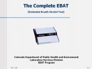 The Complete EBAT