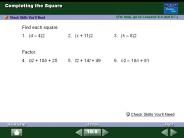 Completing the Square