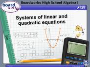 Systems of linear and quadratic equations