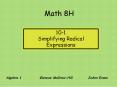 Algebra 1       Glencoe McGraw-HillJoAnn Evans PowerPoint PPT Presentation
