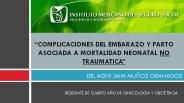 RESIDENTE DE CUARTO A