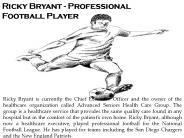 Ricky Bryant - Professional Football Player