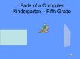 Parts of a Computer Kindergarten  PowerPoint PPT Presentation