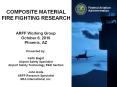 COMPOSITE MATERIAL FIRE FIGHTING RESEARCH PowerPoint PPT Presentation
