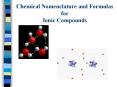 Chemical Nomenclature and Formulas for Ionic Compounds PowerPoint PPT Presentation