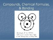 Compounds, Chemical Formulas,