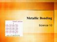 Metallic Bonding PowerPoint PPT Presentation