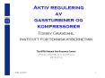 Aktiv regulering av gassturbiner og kompressorer PowerPoint PPT Presentation
