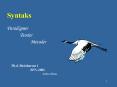 Syntaks PowerPoint PPT Presentation