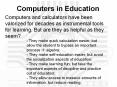 Computers in Education PowerPoint PPT Presentation