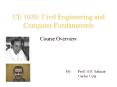 CE 1030: Civil Engineering and Computer Fundamentals PowerPoint PPT Presentation