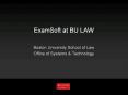 ExamSoft at BU LAW PowerPoint PPT Presentation