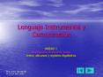 Lenguaje Instrumental y Comunicaci PowerPoint PPT Presentation