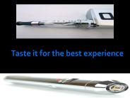 Taste it for the best experience