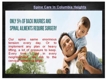 Spine Care In Columbia Heights