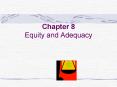 Chapter 8 Equity and Adequacy PowerPoint PPT Presentation