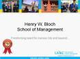 Henry W. Bloch School of Management PowerPoint PPT Presentation