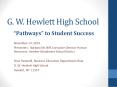 G. W. Hewlett High School PowerPoint PPT Presentation