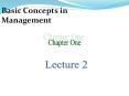 Basic Concepts in Management PowerPoint PPT Presentation