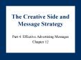 The Creative Side and Message Strategy PowerPoint PPT Presentation