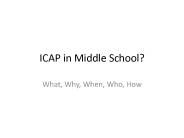 ICAP in Middle School?