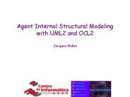 Agent Internal Structural Modeling with UML2 and OCL2