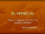 EL VERBO (II)