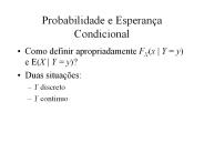 Probabilidade e Esperan