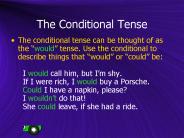 The Conditional Tense