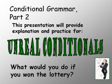 What would you do if you won the lottery?
