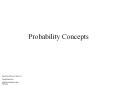Probability Concepts PowerPoint PPT Presentation
