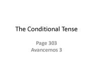 The Conditional Tense