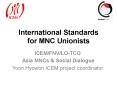 International Standards for MNC Unionists PowerPoint PPT Presentation