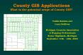 County GIS Applications What is the potential scope of County GIS? PowerPoint PPT Presentation