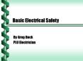Basic Electrical Safety PowerPoint PPT Presentation